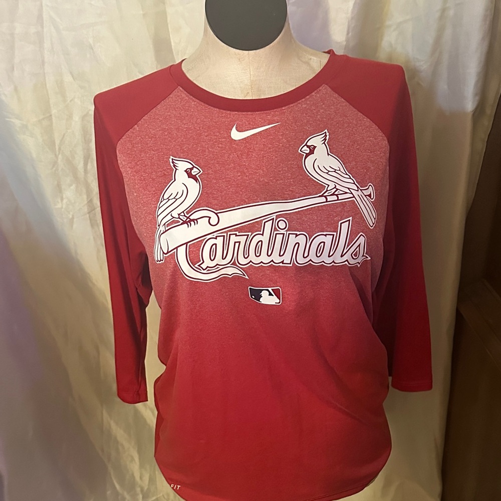 Nike Red Cardinals Baseball Tee